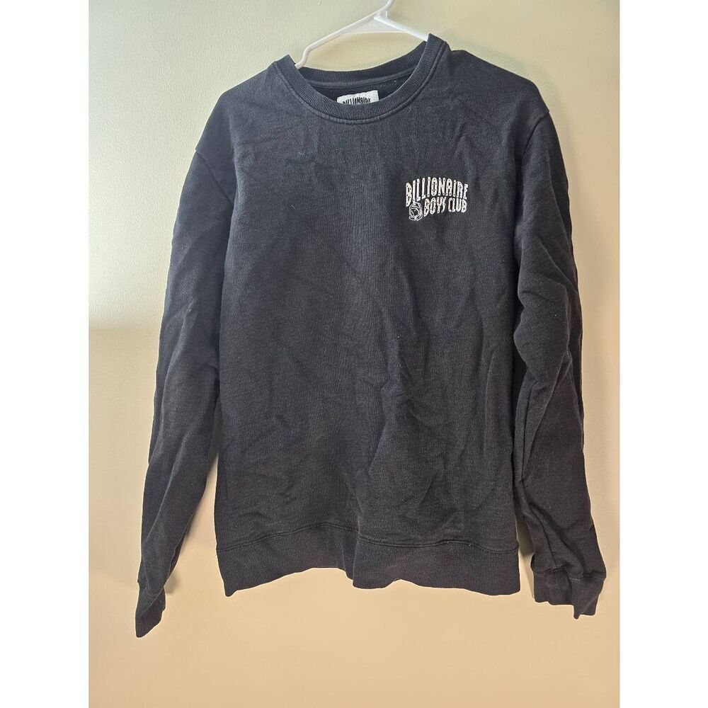 Billionaire Boys Club Y2K Sweatshirt Logo Black Crew Neck Men's Size XL